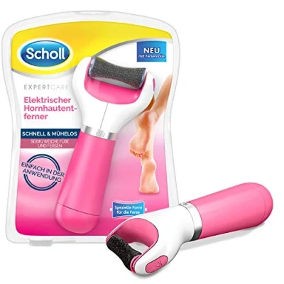 Obrázek SCHOLL EXPERTCARE elektrický odstraňovač zrohovatělé kůže Express Pedi pro hedvábně měkké nohy váleček se speciálním tvarem patu