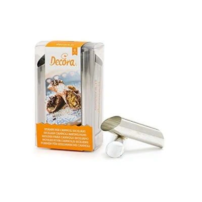 Obrázek Decora 0060212 Cannoli Sizilianischer Metall 12x2 cm Paket 6