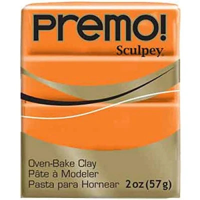 Obrázek Sculpey Premo PE02 5033 Crafting Clay Lehký, profesionální tón pro kutily, oranžová