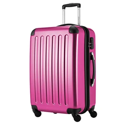 Obrázek HAUPTSTADTKOFFER Alex středně velký skořepinový kufr, 4 kolečka, vozík, Kufr na kolečkách, cestovní rozšíření objemu, Magenta,