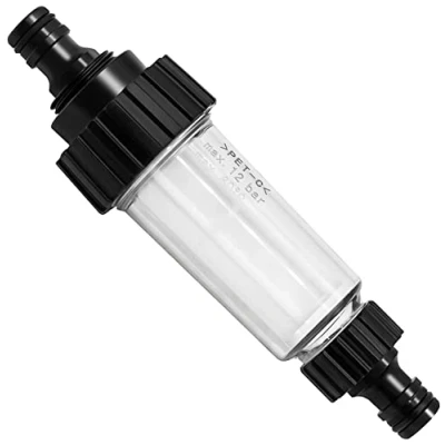 Obrázek VARIOSAN Vodní filtr vč. adaptéru 15648, 3/4&quot;, pro vysokotlaké čističe, čerpadlo nebo obytný vůz, vhodný mimo jiné Kärcher 4.730 059.0