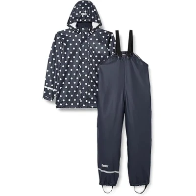 Obrázek CareTec Dětská bunda do deště a kalhoty v sadě, Dark Navy (778), 140, Tmavě modrá námořnická
