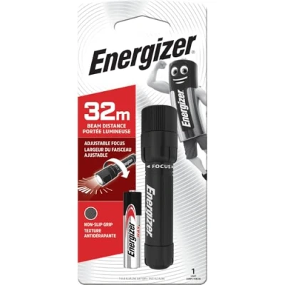 Obrázek Energizer LED kapesní svítilna, X Focus, extrémně jasná pro domácnost, outdoorové a nouzové použití, obsažena baterie