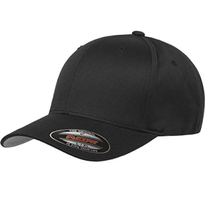 Obrázek Flexfit pánský Athletic Baseball Fitted Cap uzávěr, černá
