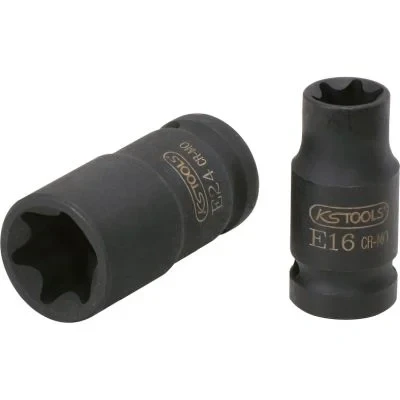 Obrázek KS Tools 911.0962 1/2&quot; TX E Kraftový ořech krátký, E16