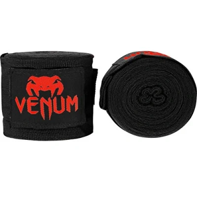 Obrázek Venum Kontaktní boxerské bandáže černá/červená 2. 5 M