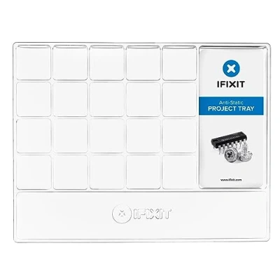 Obrázek iFixit Anti Static Project Tray, antistatická třídící miska, organizér pro opravy elektroniky k třídění šroubů, součástí a nářadí