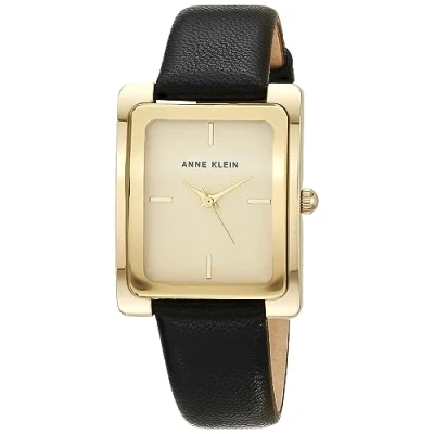 Obrázek Anne Klein Damen Lederarmbanduhr, AK/2706CHBK