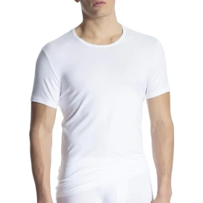 Obrázek CALIDA Pánské tričko Cotton Code s kulatým výstřihem, hladký povrch, černá