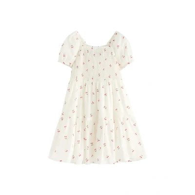 Obrázek Lindex WITH Smock Denní šaty pro děti, Velikost: 110, Light dusty white