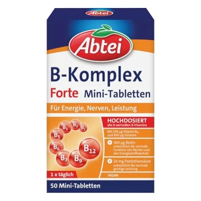 Obrázek Abtei Vitamín B Komplex Forte, 50 mini tablet