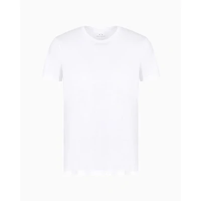 Obrázek Armani Exchange Pánské tričko Pima Small Logo, bílá