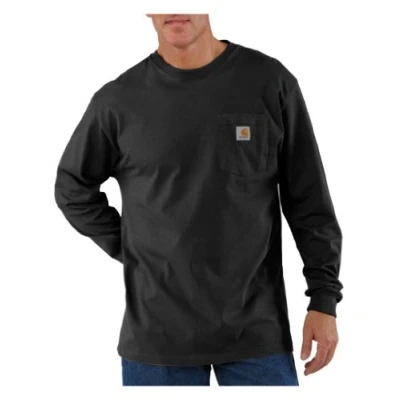 Obrázek Carhartt Pánské Workwear Pocket L/S tričko, černá