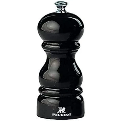 Obrázek PEUGEOT 1870412/SME Paris mlýnek na sůl dřevo, 5,5 x 12 cm, černý lak