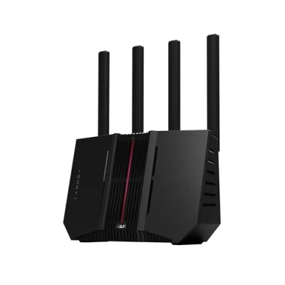 Obrázek ASUS RT BE92U BE9700 Tri Band WiFi 7 router (podporuje 320MHz a 4096 QAM, multi link provoz (MLO), rozpoznání AI WAN, podpora AiMesh, zabezpečení sítě bez předplatného, VPN, Smart Home)