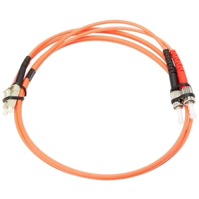 Obrázek StarTech.com Multimode LC na optickém vláknitém kabelu 1m, LWL / optické vlákno 50/125µ Duplex propojovací kabel, síťový kabel LC, ST oranžová