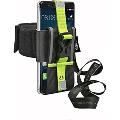 Obrázek SBS Sportarmband für Smartphones von 4,5&quot; bis 6&quot;, Laufgürtel mit Clipverschluss und Nackenband Karabiner Schlüssel