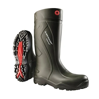 Obrázek Dunlop D760933 PUROFORT+ GROEN 38, unisex gumové holínky pro dospělé, zelené (zelené (Groen) 08), 38 EU