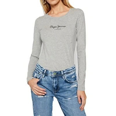 Obrázek Pepe Jeans NEW Virginia Top s dlouhým rukávem, Ženy, Velikost: XXS, Grey