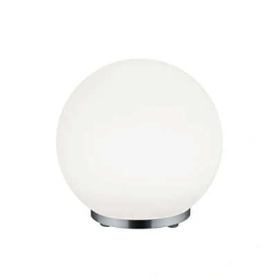 Obrázek Reality Leuchten LED náladová stolní lampa George R52211106, stínidlo sklo vč. 5. 5 wattů RGB R52211106 chrom 19. 9 x cm