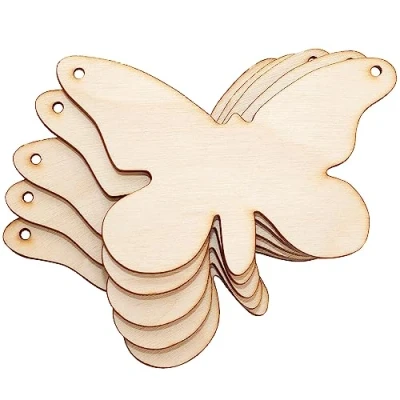 Obrázek Creative Deco 5 x přívěsek Arrows/šipka plain dřevo/překližka výřezy 30 11 cm nelakované prázdné ideální pro barvu, dekoraci, dárek &amp; dekorace