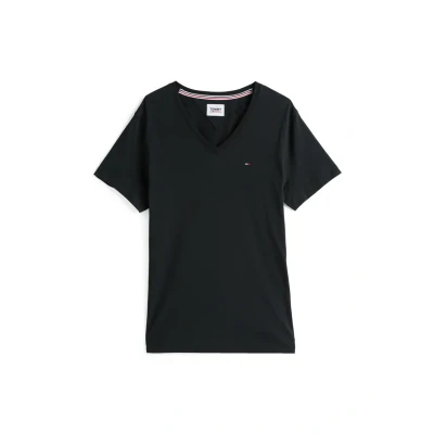 Obrázek Tommy Jeans Jednoduché tričko, Muži, Velikost: XXL, Black