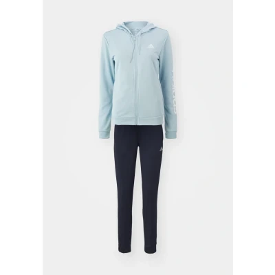 Obrázek adidas Sportswear Linear Tracksuit SET Tepláková souprava, Ženy, Velikost: Medium, Blue/legend ink/white