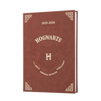 Obrázek Grupo Erik diář 2025 2026 A5 Harry Potter kalendář Knižní Plánovač pro školy žáci a studenti školní kroužkový pořadač