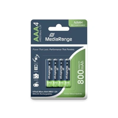 Obrázek MediaRange MRBAT120 HR03 Rechargeable baterie (AAA)