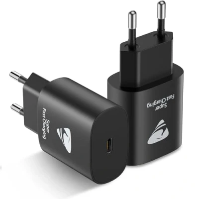 Obrázek 25W USB C adaptér, 2 kusy nabíječka Pro iPhone 16/15/15 Pro/15 Max/ 14 13 12 11 Samsung iPad, rychlonabíječka síťový adaptér napájecí síťová zástrčka