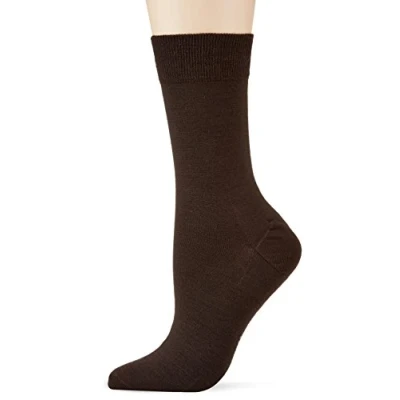 Obrázek KUNERT Dámské ponožky Soft Wool Cotton bez tlaku pas, Tmavě hnědá