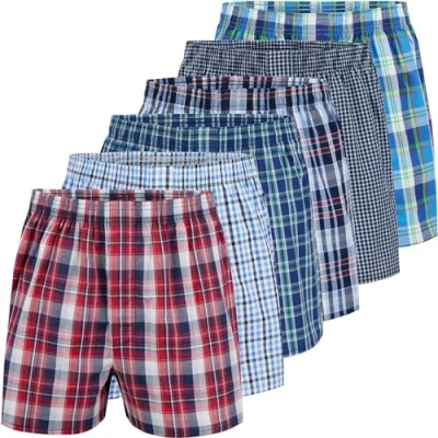 Obrázek City Life Pánské boxerky (balení 6 ks) úsporné balení S 4XL, Vícebarevné (Classic Multicolour 1)