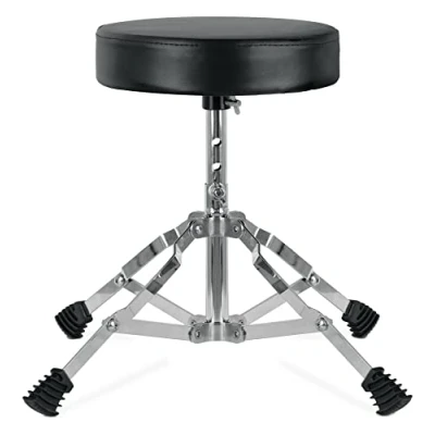 Obrázek XDrum Bicí stolička Junior pro děti 3násobně nastavitelná výška 32 cm 37 stabilní gumové nohy perfektní stání