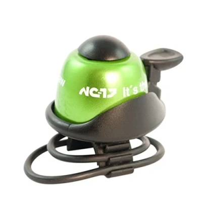 Obrázek NC 17 Unisex Zvonek na jízdní kolo Safety Bell / Klakson pro kolo, zelená, jednotná velikost