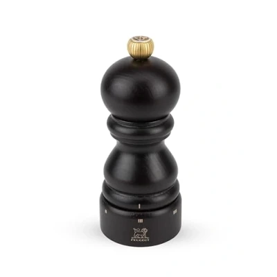 Obrázek PEUGEOT Paříž, ruční mlýnek na sůl a sůl, klasické nastavení stupně mletí, výška: 12 cm, dřevo, hnědá, 870412/SME/1