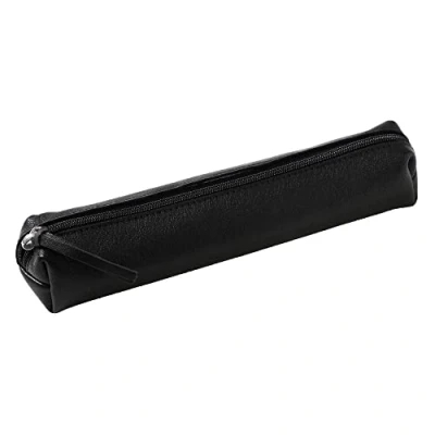 Obrázek Clairefontaine 410001C penál úzký (z kůže, 4 x 2,5 19,5 cm) 1 kus černý
