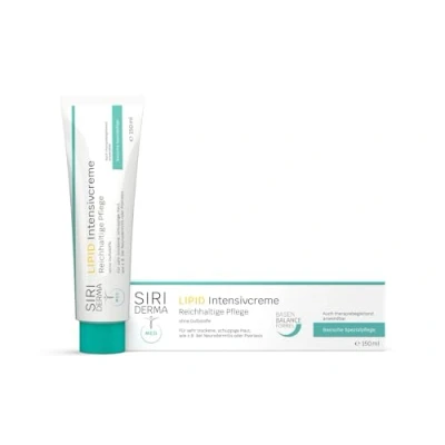 Obrázek SIRIDERMA LIPID intenzivní Krém pro velmi suchou a šupinatou pokožku při atopické dermatitidě lupénce (bez parfému, 150 ml)