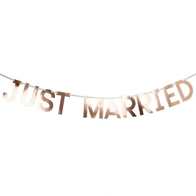 Obrázek Neviti GEO Blush &quot;Just Married&quot; řetěz praporků