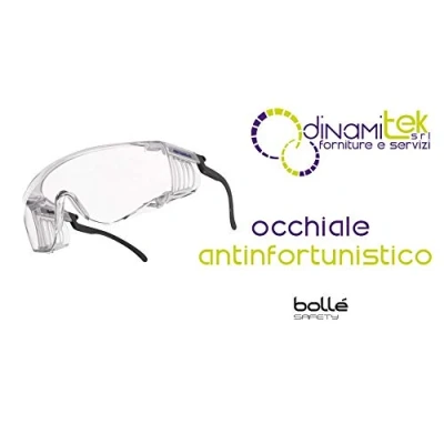 Obrázek Bollé SQUALE Sobregafas montura y Ocular PC incoloro Anti rayaduras vaho Patillas regulables cuerdecilla gratuita, čirá/černá