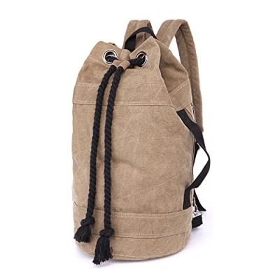 Obrázek LOSMILE Batohy Dámské a pánské Daypacks Plátno Batoh Canvas Cestovní tašky Taška přes rameno Víkendové rameno., L hnědá,