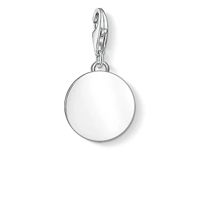 Obrázek Thomas Sabo Dámský přívěsek Coin Charm Club 925 Sterlingové stříbro 1428 001 21, stříbro, žádný drahokam