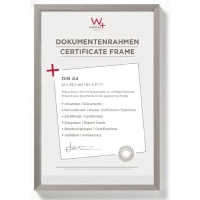 Obrázek Židle s hliníkovým rámem, design Walther, ocel, 21 x 29,7 cm