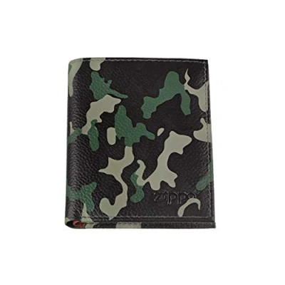 Obrázek Zippo Herren Dreifachgefaltete Brieftasche Camoflage Grün Geldbörse (Grün)