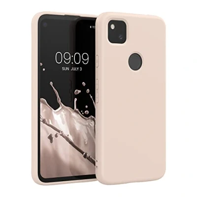 Obrázek kwmobile pouzdro kompatibilní s Google Pixel 4a pogumované TPU silikonové na mobil ochranné pro bezdrátové nabíjení v perleti