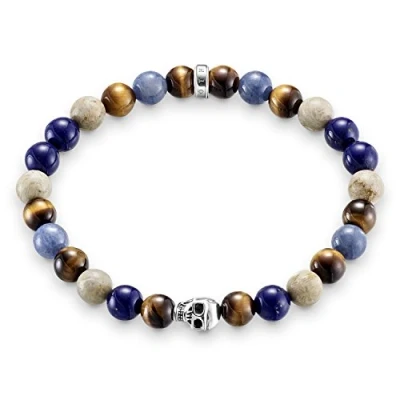 Obrázek Thomas Sabo Náramek ze sterlingového stříbra 925 A1532 926 7, Bambus, Tygří oko