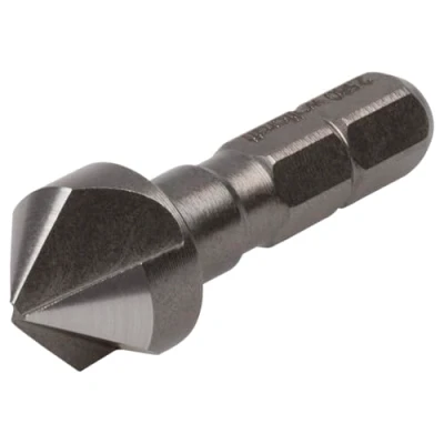 Obrázek wolfcraft Kuželový záhlubník HSS, šestihranná stopka ∅ 12 mm I 2580000 pro přesné zahloubení otvorů šroubování v kovu a plastu