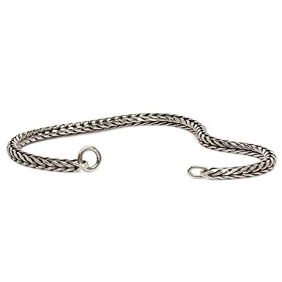 Obrázek Trollbeads Náramek ze sterlingového stříbra TAGBR 00010, stříbrný (Sterling Silver Bracelet), 14 cm, Stříbro, Bez kamene.