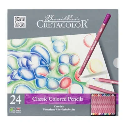 Obrázek Cretacolor 270 24 Karmina pastelky sada Dřevo, 3.8 mm