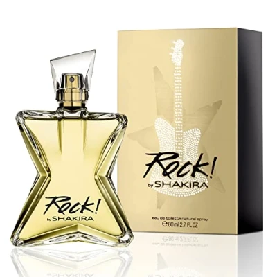 Obrázek Shakira Perfumes Rock von für Damen Langanhaltend Frischer, femininer und dynamischer Duft Blumige fruchtige Noten Ideal tagsüber 80 ml