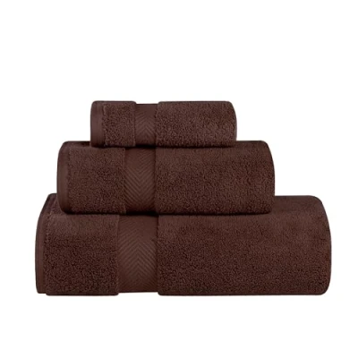 Obrázek Superior Kollektion, superweiches und saugfähiges Badehandtuchset, Baumwolle, Ziegelrot, 2 er Set